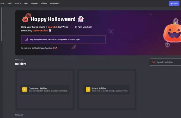 Open the Event Builder